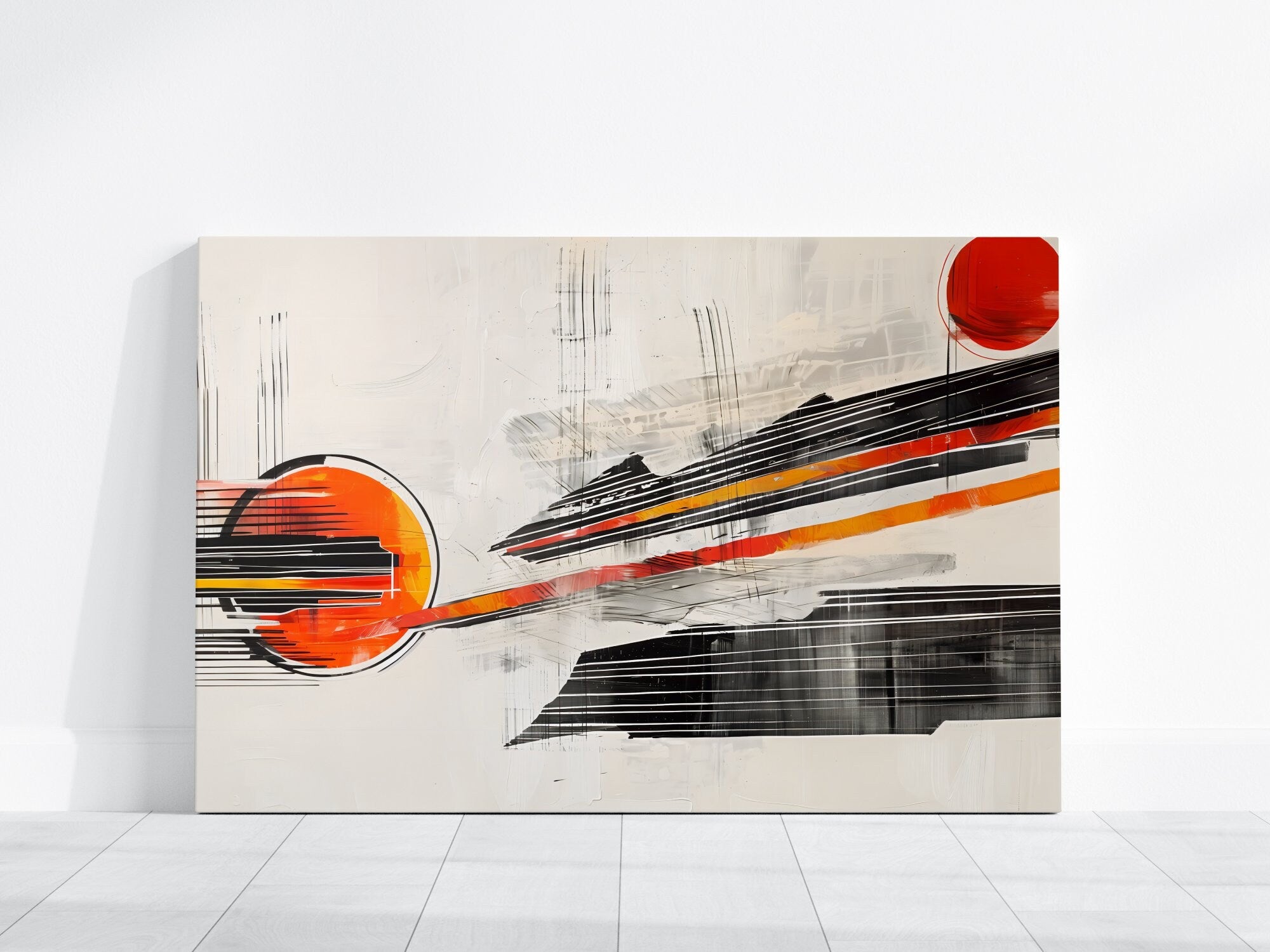 Abstract Modern Minimalist Interactive Wall Art