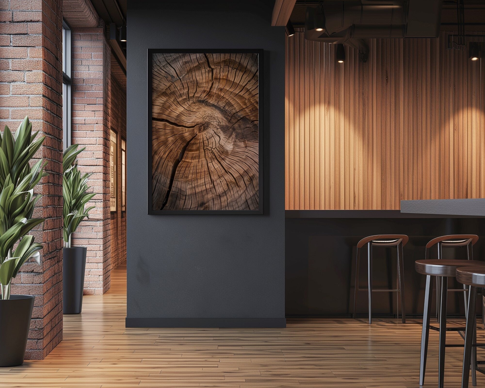 The Life of Trees: Abstract Weathered Wood Texture Art | Rustic & Organic Wall Decor