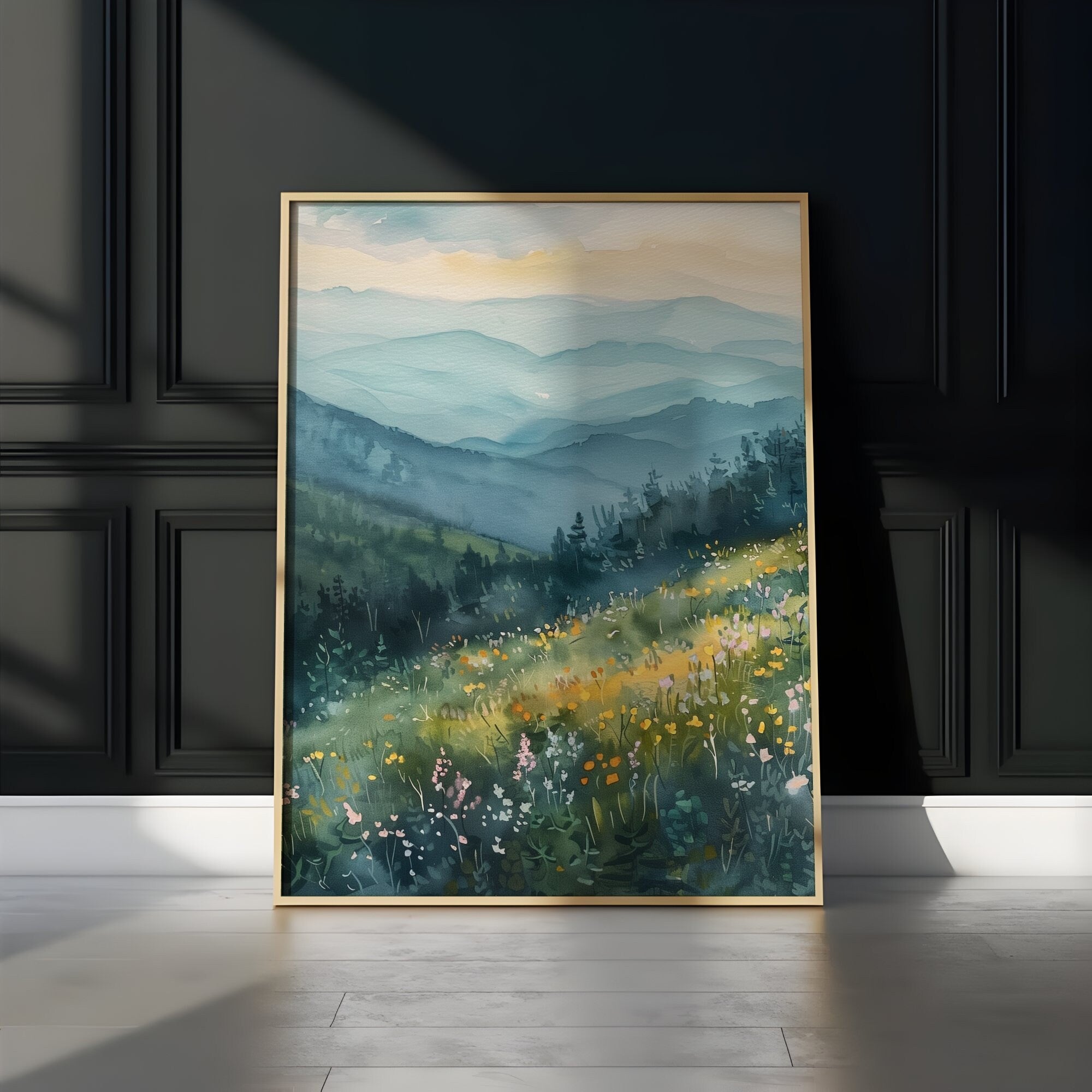 Appalachian Mountains Landscape Interactive Wall Art