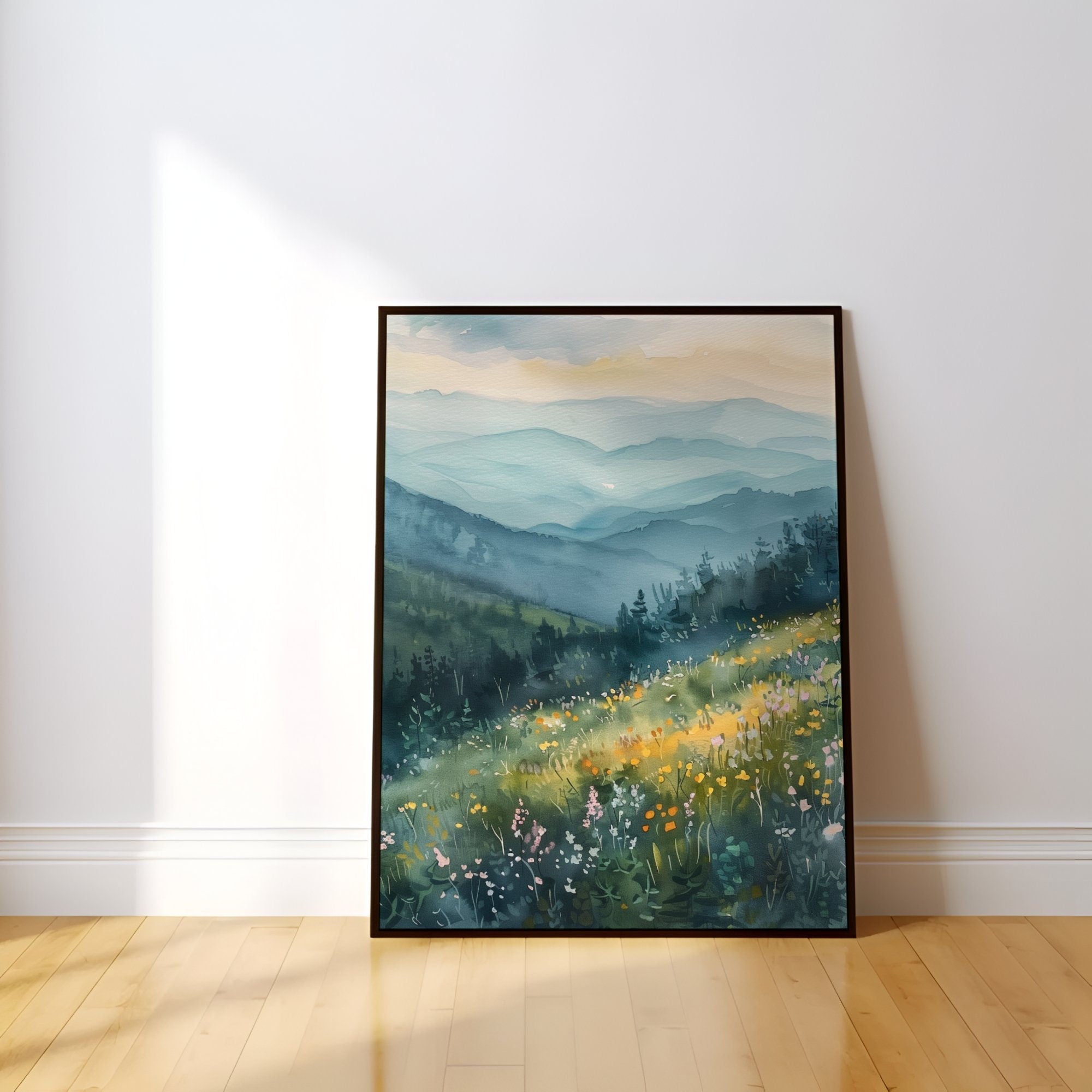 Appalachian Mountains Landscape Interactive Wall Art