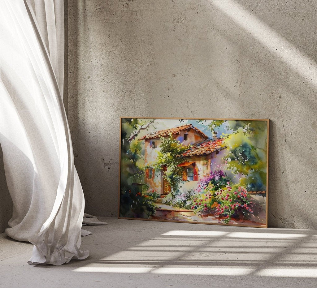 The Good Earth: Rustic Cottage & Lush Garden Art | Serene & Idyllic Farmhouse Decor
