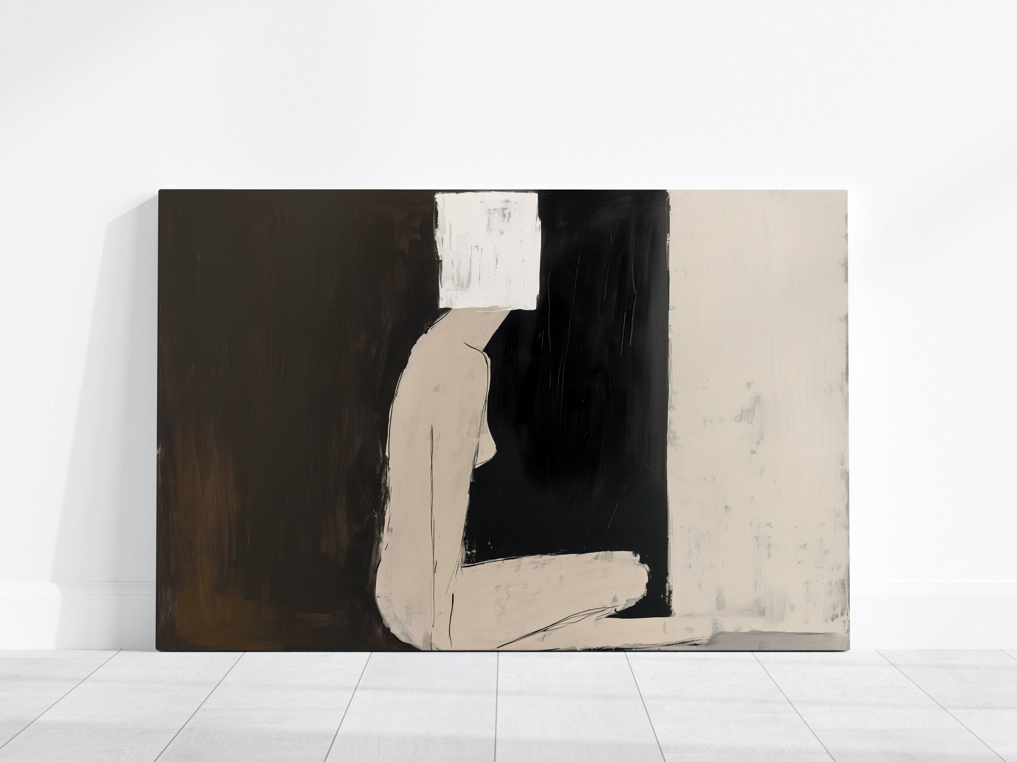 Nude Women Minimalist Modern Elegant Figure Interactive Wall Art