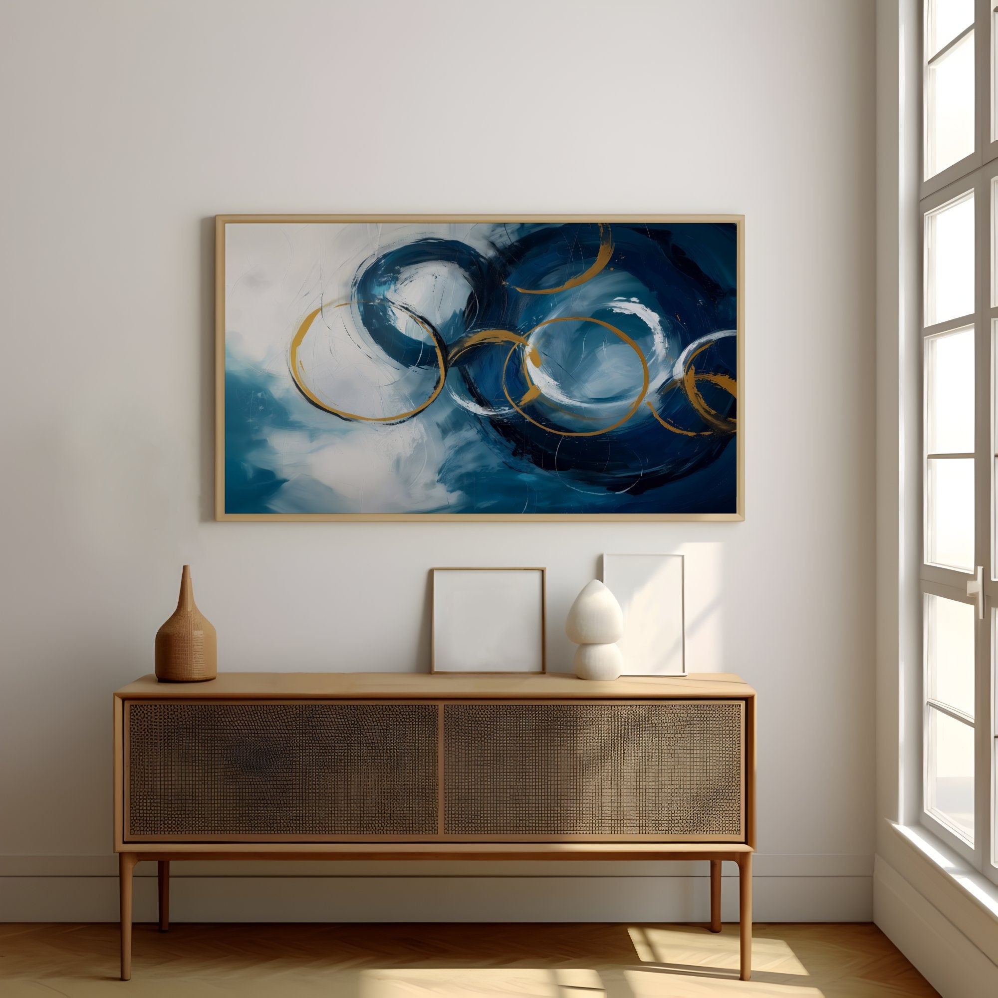 Abstract Circles Wall Art