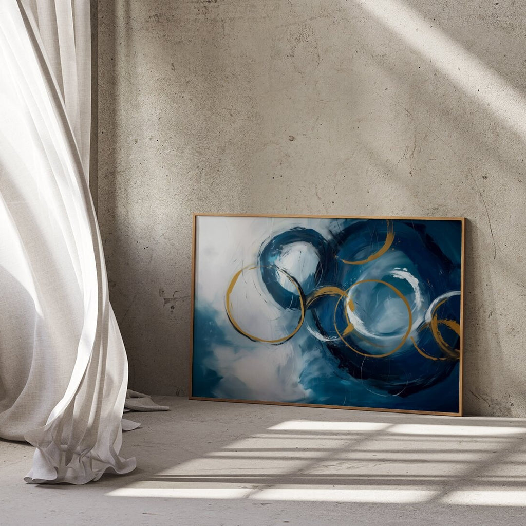 Abstract Circles Wall Art