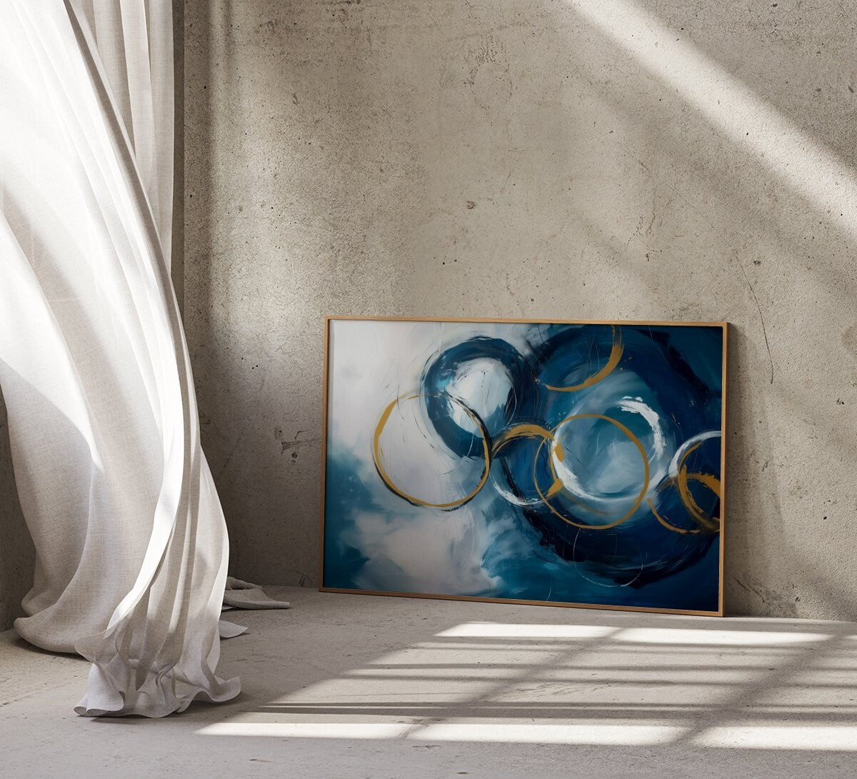 Abstract Circles Wall Art