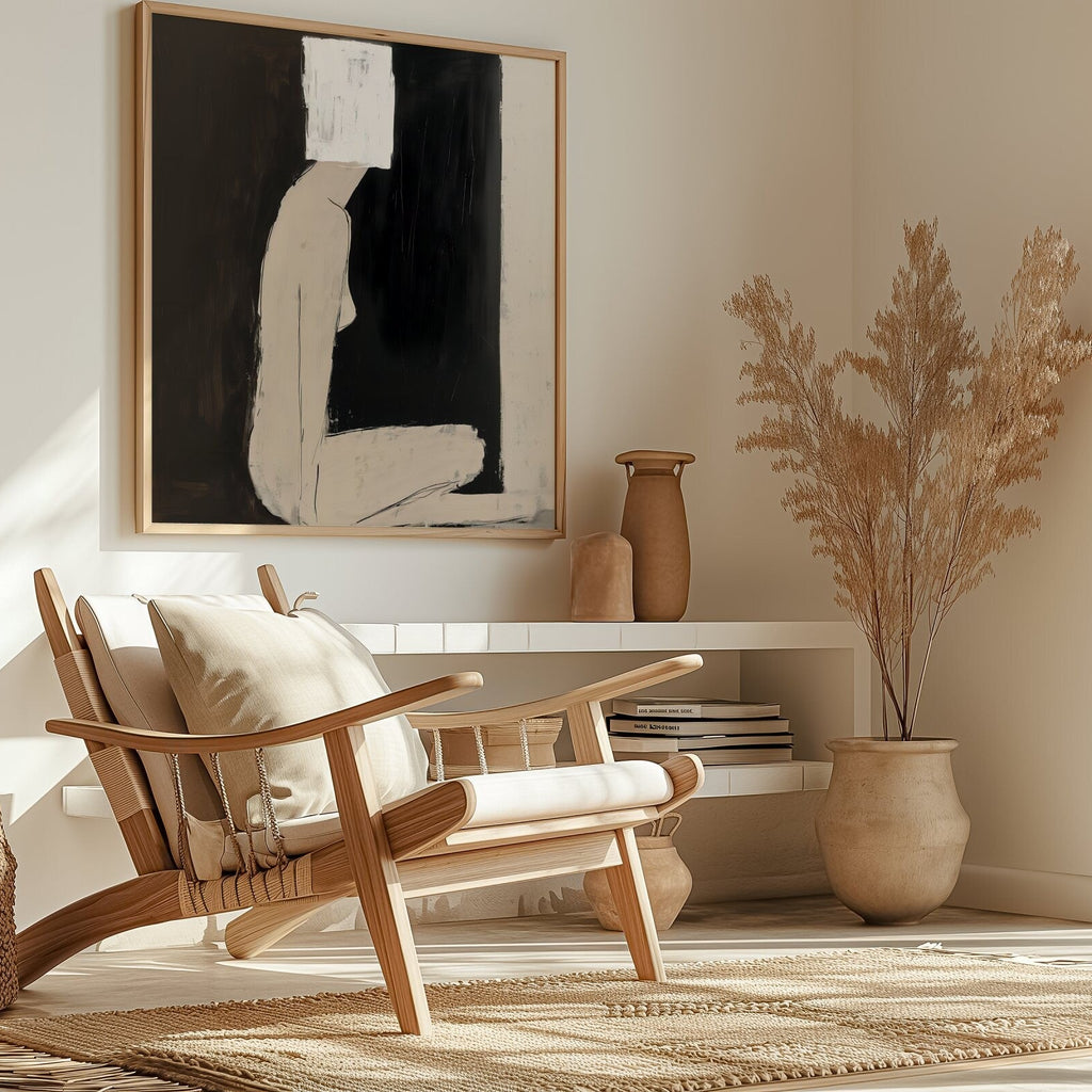 Nude Women Minimalist Modern Elegant Figure Interactive Wall Art