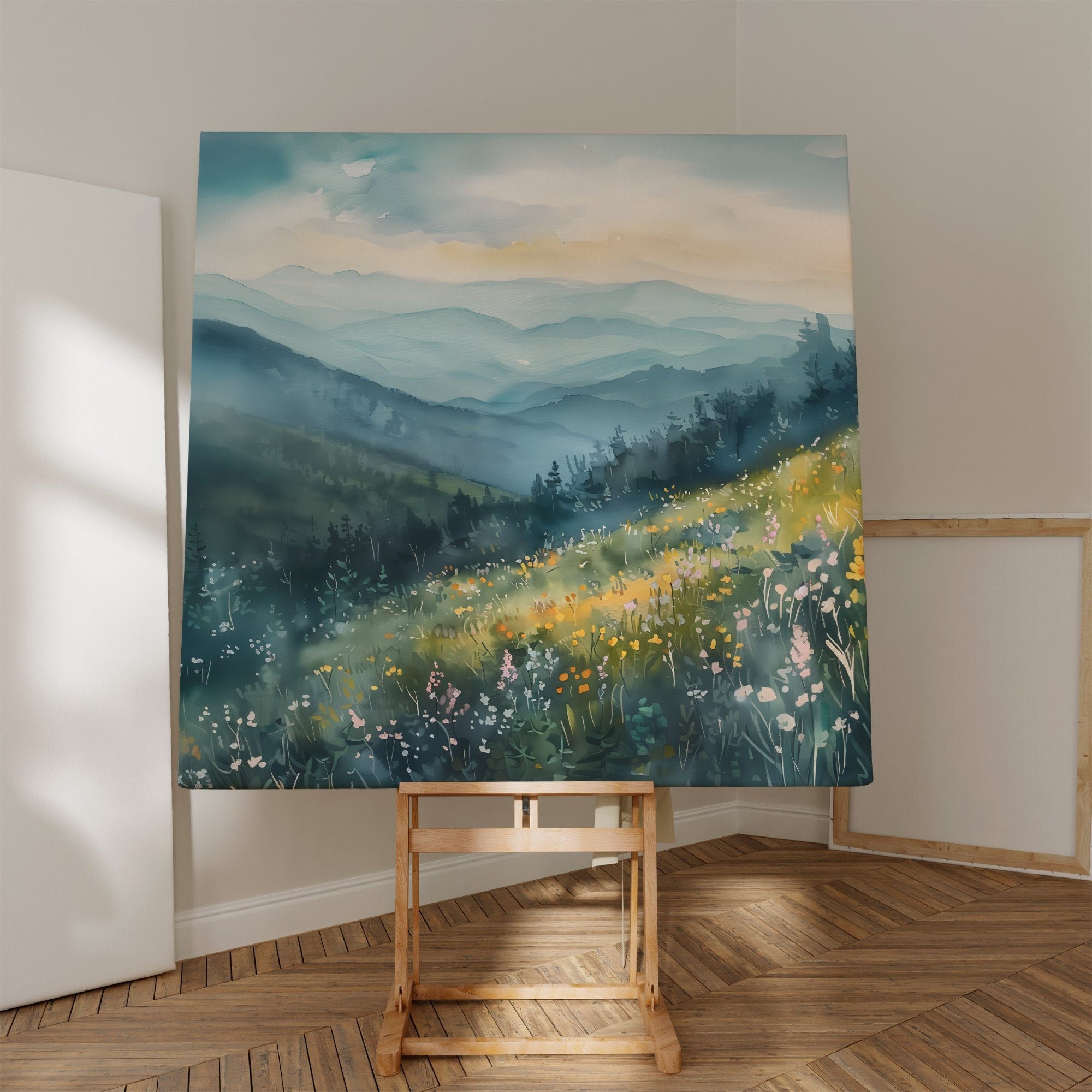 Appalachian Mountains Landscape Interactive Wall Art