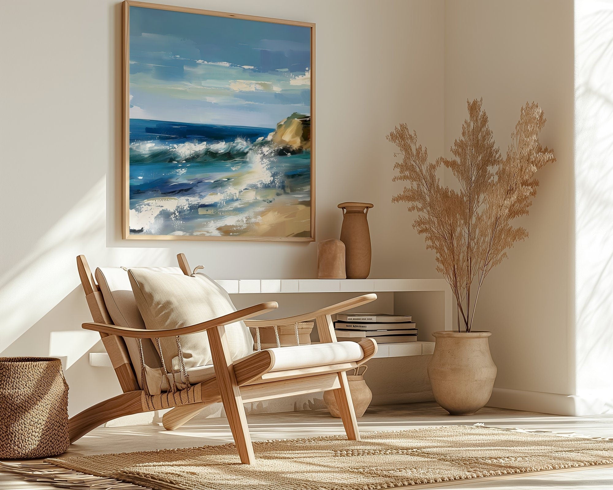 The Atlantic Soul: Modern East Coast Ocean View | Serene & Calming Seascape Art