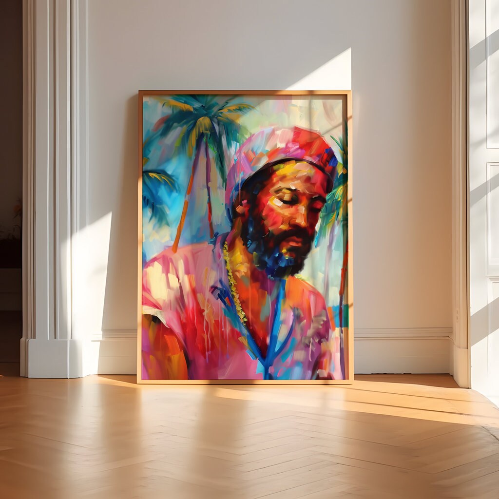 Beaming Expression Tropical Paradise Interactive Wall Art