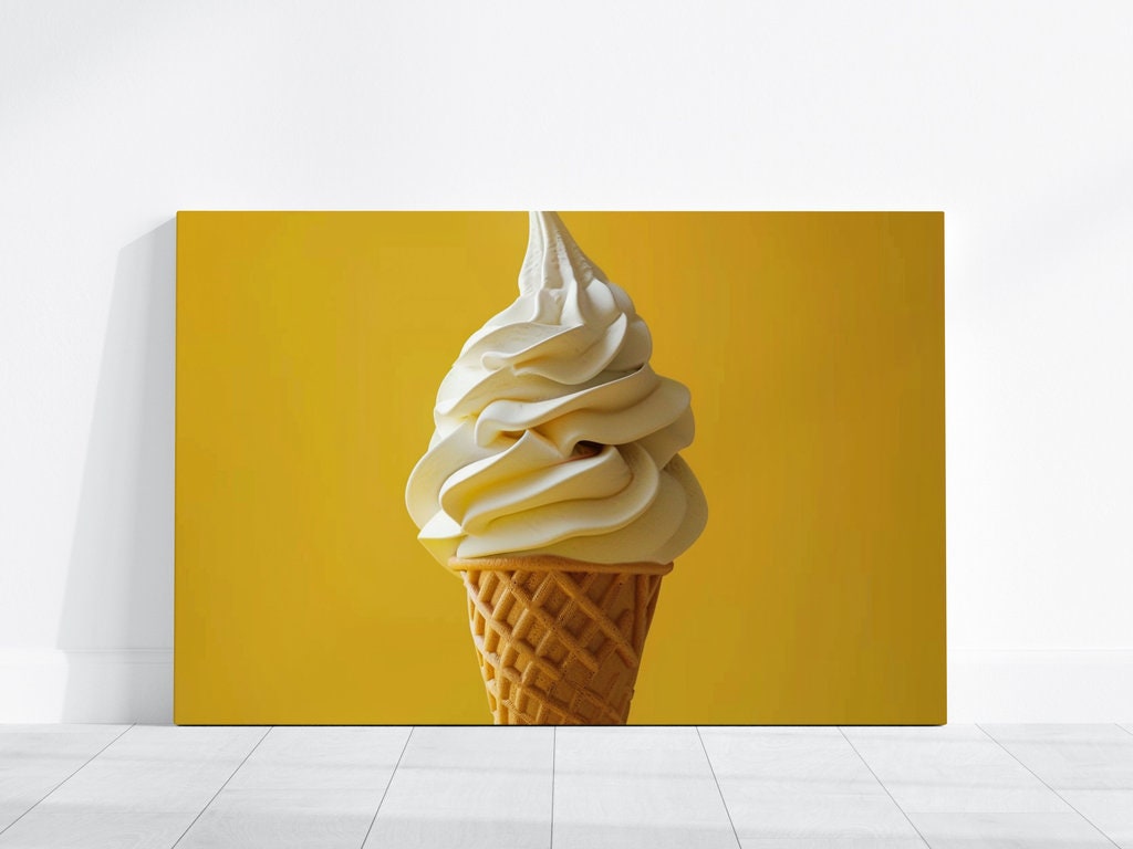 Creamy Delight Ice Cream Interactive Wall Art