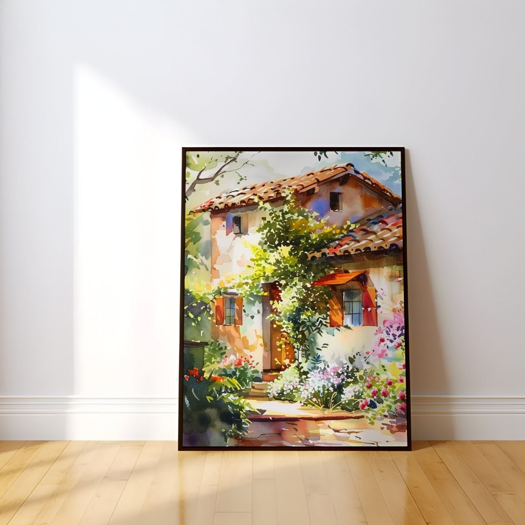 The Good Earth: Rustic Cottage & Lush Garden Art | Serene & Idyllic Farmhouse Decor