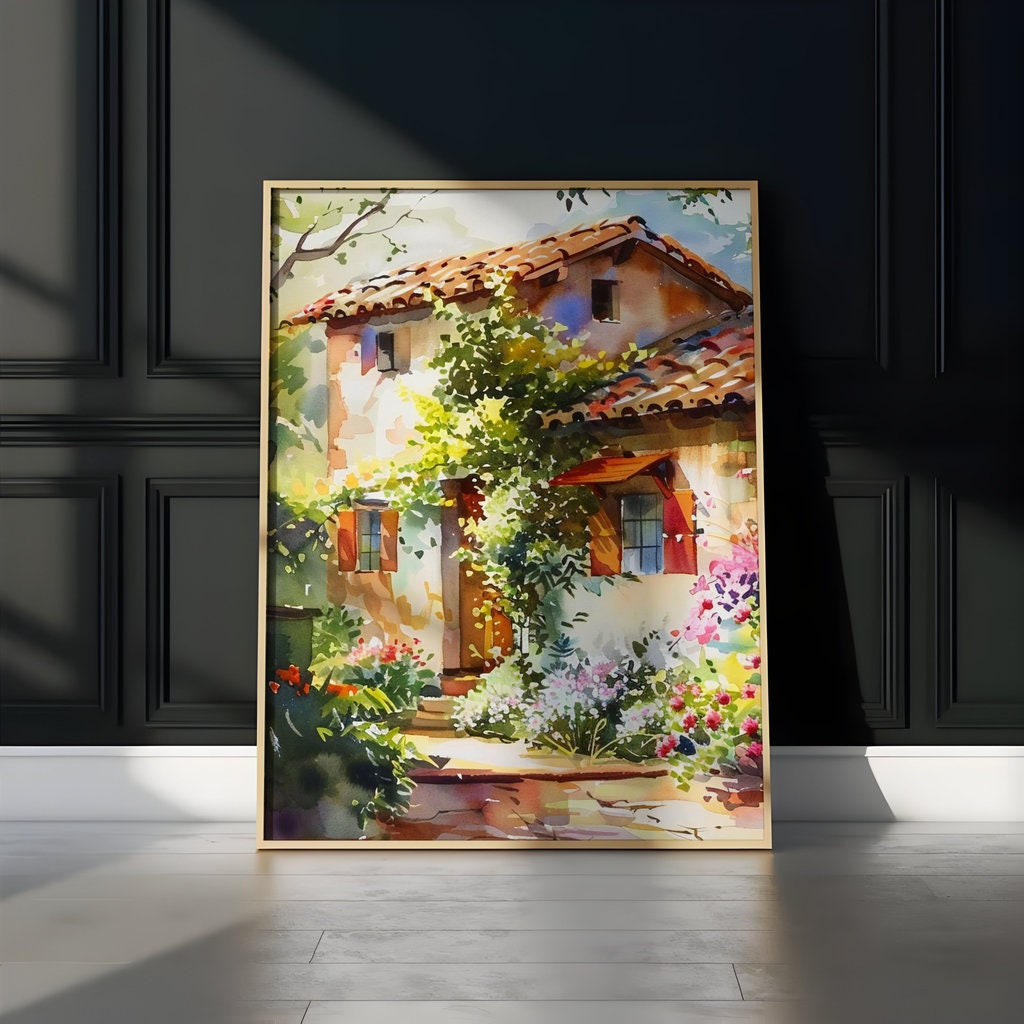 The Good Earth: Rustic Cottage & Lush Garden Art | Serene & Idyllic Farmhouse Decor