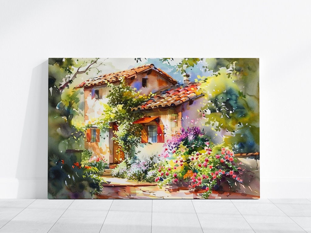 The Good Earth: Rustic Cottage & Lush Garden Art | Serene & Idyllic Farmhouse Decor
