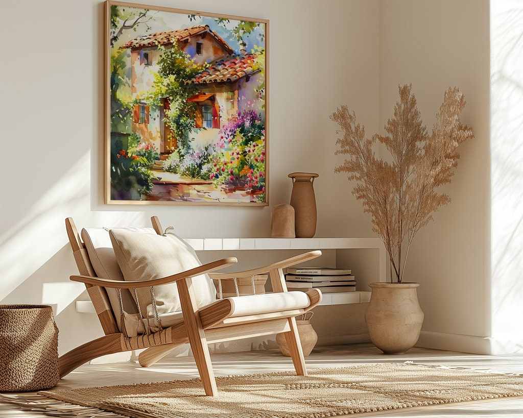 The Good Earth: Rustic Cottage & Lush Garden Art | Serene & Idyllic Farmhouse Decor