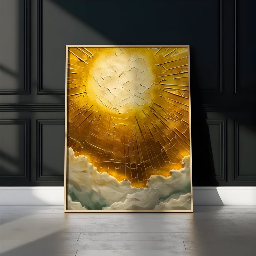 Celestial Radiance Stained Glass Ceiling Interactive Wall Art