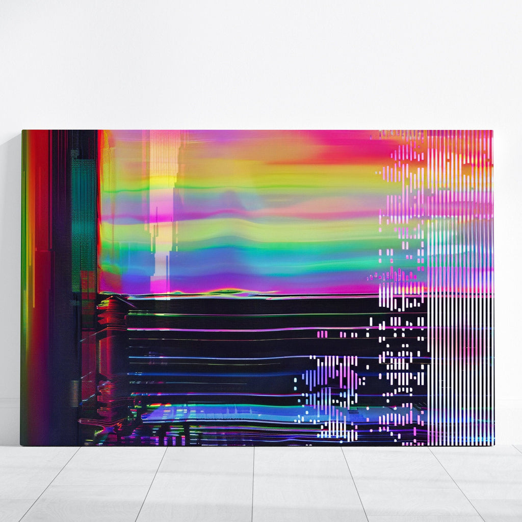 Digital Disarray Cyberpunk Symphony Interactive Wall Art