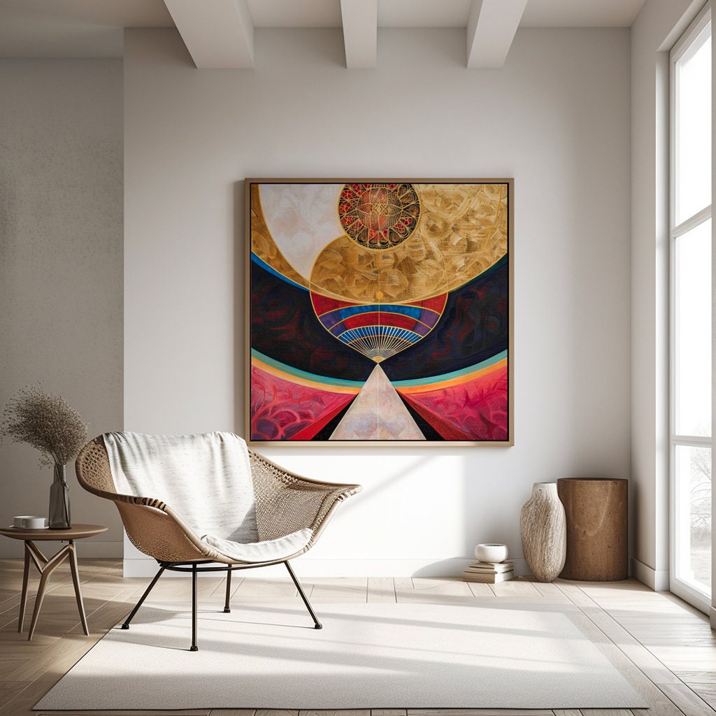 Balance Abstract Bold Colors Interactive Wall Art