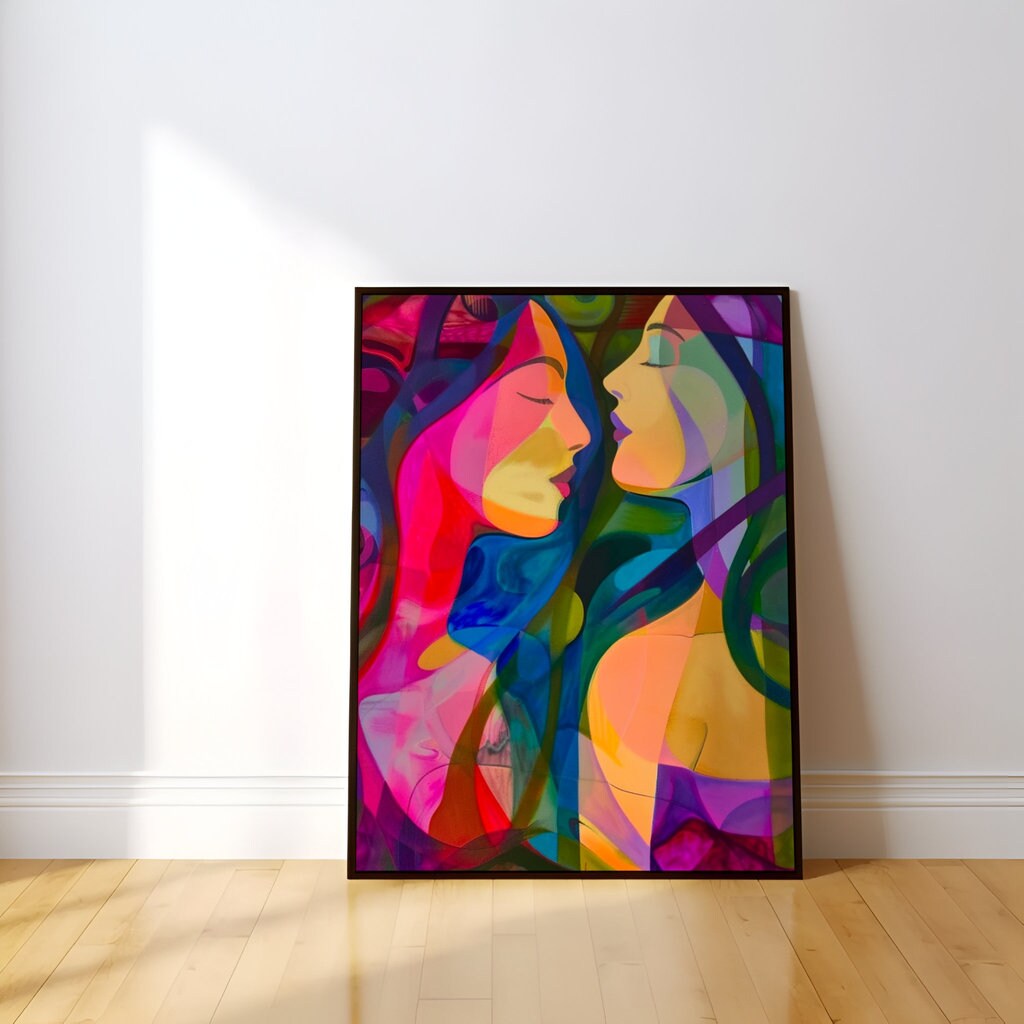 Abstract Connection Interactive Wall Art