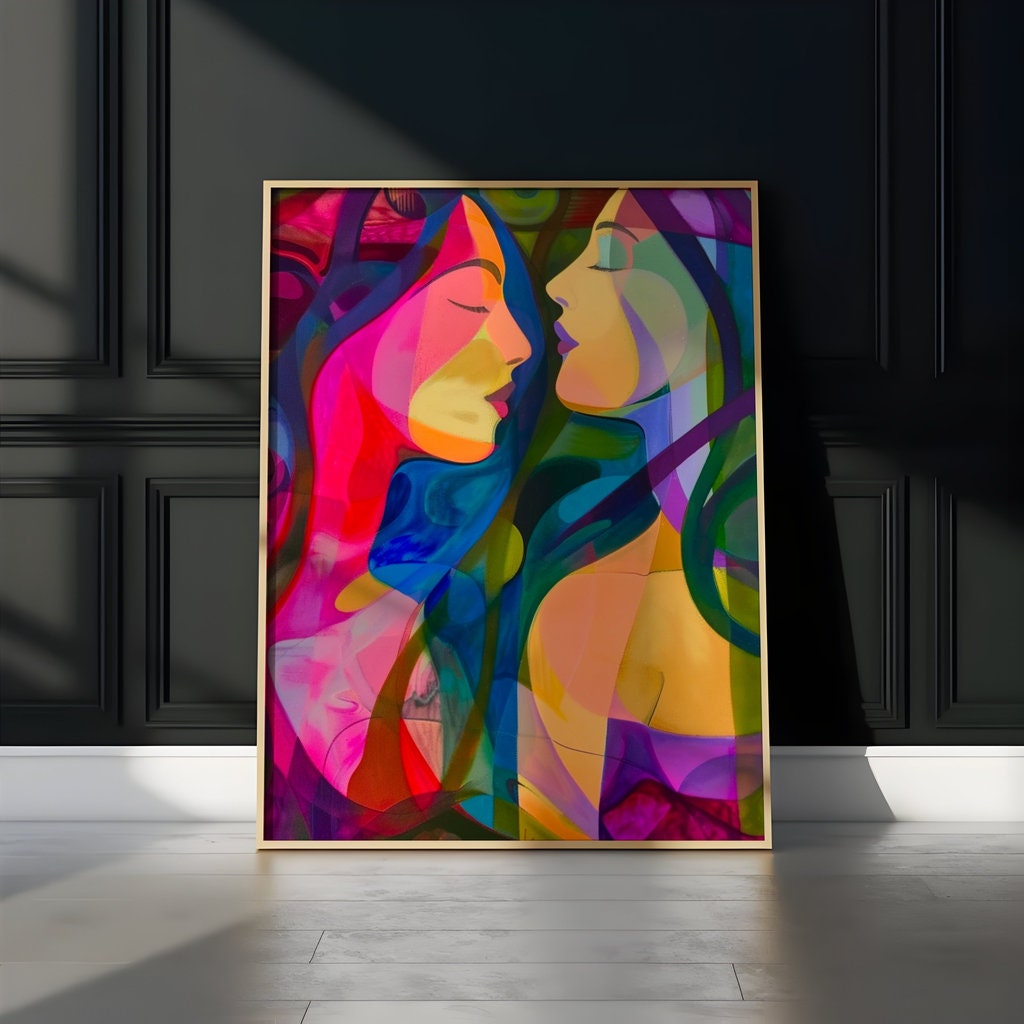 Abstract Connection Interactive Wall Art