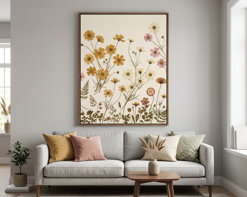 Pressed Wildflower Art Print